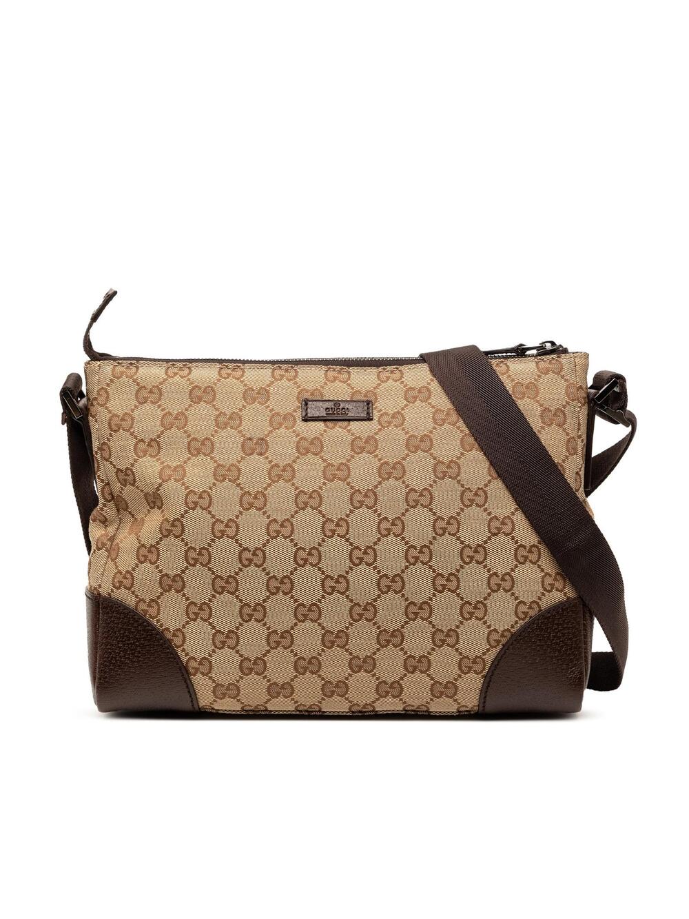 Gucci Gg Canvas Crossbody Pre-Loved Bag #293612G54B
